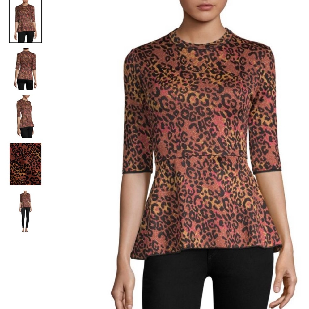 NWOT Missoni M Leopard Metallic Size 8